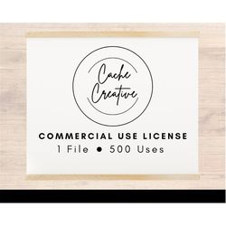 Cache Creative Commercial Use License | 1 File, 500 Uses