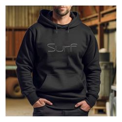 Surf t-shirt & hoodie. FREE SHIPPING. Gift for surfer, ocean apparel, beach attire, tropical wear, surfboard style cloth