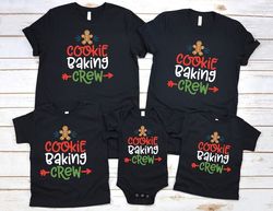 cookie baking crew shirt, Christmas shirt, funny Christmas shirts, family Christmas shirts, Christmas shirts for women,