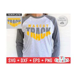 Track svg - Track and Field Template 008 - Track Cut File -  svg - eps - dxf - png - Silhouette - Cricut Cut File - Digi