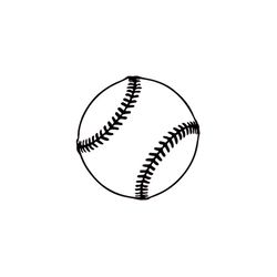 baseball outline svg, baseball svg, baseball outline cut file, baseball silhouette svg, baseball cut file, sports clip