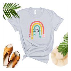 Summer 2023 Shirt, Summer Rainbow Shirt, Beach Shirt, Summer Unicorn Shirt, Rainbow Summer Shirt, Beach Party Shirts