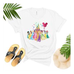 Disney Princess Shirt, Disney Castle, Princess Gift, Disney Girl Trip, Princess Shirt, Princess Castle, Disney Family To