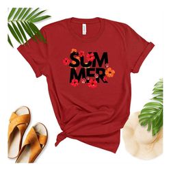 Summer 2023 Shirt, Summer Palm Shirt, Beach Shirt, Summer Vacation Shirt, Hello Summer Shirt, Beach Party Shirts