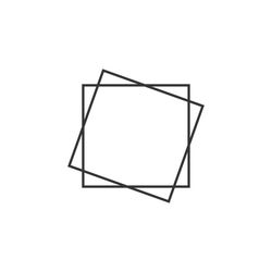 Square Frame Svg, Square Frame Png, Square monogram frame svg, Geometric Double Square Svg, Frame Svg, Border Svg, Squar