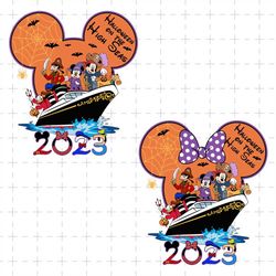 Bundle Halloween On The High Seas 2023 Png, Boo Png, Spider Halloween, Spooky Season, Mouse And Friend Halloween, Happy