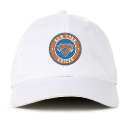 NBA New York Knicks Embroidered Baseball Cap, NBA Logo Team Embroidered Hat, New York Knicks Embroidery Baseball Cap