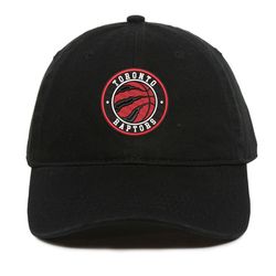 NBA Toronto Raptors Embroidered Baseball Cap, NBA Logo Team Embroidered Hat, Toronto Raptors Embroidery Baseball Cap