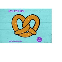 Pretzel SVG PNG JPG Clipart Digital Cut File Download for Cricut Silhouette Sublimation Printable Art - Personal Use Onl