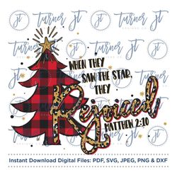 when they saw the star they rejoiced patterned sublimation file (jesus, christmas, holiday, baby jesus, merry christmas,