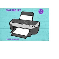Printer SVG PNG JPG Clipart Digital Cut File Download for Cricut Silhouette Sublimation Printable Art - Personal Use Onl