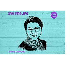 Rosa Parks SVG PNG Jpg Clipart Digital Cut File Download for Cricut Silhouette Sublimation Printable Art - Personal Use