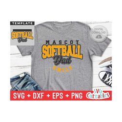 softball svg - softball template - svg - eps - dxf - png - silhouette -  cricut cut file - 0050 - softball team - digita