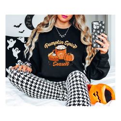 Pumpkin Spice Season Shirt, Trick Or Treat Shirt, Halloween Pumpkin Shirt, Spooky Shirt, Happy Halloween Shirt, Hallowee