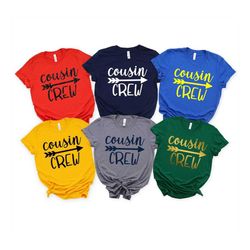 Cousin Crew Shirt, Family Matching, Matching Cousin Shirts, Cousin matching, Summer Cousin Shirts, Matching Family Tees,