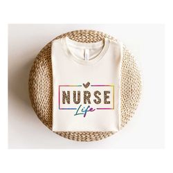 Nurse Life Shirt, Nurse Shirt, Registered Nurse Shirt, Rn Shirt, Nurse Mom Shirt, Icu Nurse Shirt, Picu Nurse Shirt, Gif