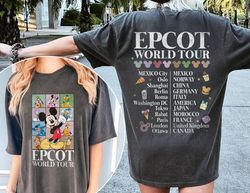 Disney Epcot World Tour Shirt, Mickey and Friends Shirt, Drinking Around the World Shirt, Epcot World Tour Shirt, Disney