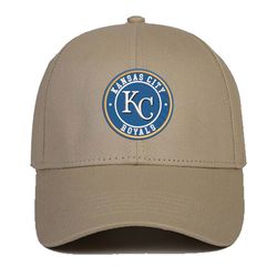 MLB Kansas City Royals Logo Embroidered Baseball Cap, MLB Team Embroidered Hat, Royals Embroidery Baseball Cap