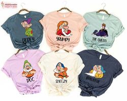 Disney Princess Shirt, Disney Character Shirt, Disney Trip Shirt, Seven Dwarfs Shirts, Ortis Harlan tee, Snow White tee,