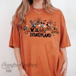 Disneyland Halloween Comfort Colors Shirt, Mickey and Friends Halloween Shirt, Mickey Halloween Shirt, Disney Halloween