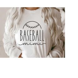 baseball mimi svg, png ai eps dxf, baseball cricut cut files, silhouette, baseball mimi shirt png, design for tumbler, s