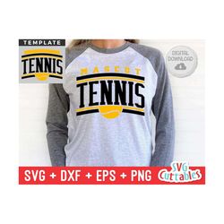 Tennis svg - Tennis Cut File - Tennis Template 0011 - Tennis Mom - svg - eps - dxf - Silhouette - Cricut Cut File - Digi