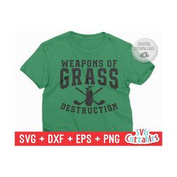 Weapons of Grass Destruction svg - Golf svg - Golf Sublimation - svg - eps - dxf - png - Silhouette - Cricut - Digital D
