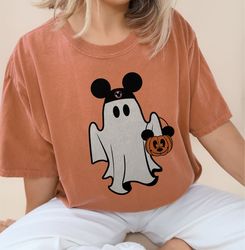 Mickey Ghost Comfort Colors Shirt, Mickey Halloween Shirt, Mickey's Not So Scary Shirt, Halloween Family Matching Shirt,