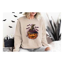 Spooky Pumpkin Sweatshirt, Halloween Pumpkin Sweatshirt, Trick Or Treat Shirt, Halloween Shirt, Spooky Shirt,Halloween S