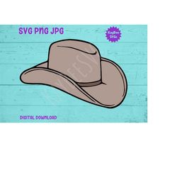 Cowboy Hat SVG PNG JPG Clipart Digital Cut File Download for Cricut Silhouette Sublimation Printable Art - Personal Use