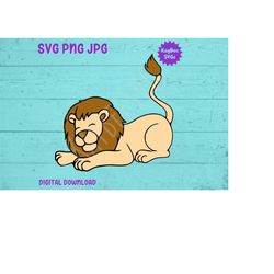 Lion SVG PNG JPG Clipart Digital Cut File Download for Cricut Silhouette Sublimation Printable Art - Personal Use Only