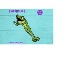 Leaping Frog SVG PNG JPG Clipart Digital Cut File Download for Cricut Silhouette Sublimation Printable Art - Personal Us