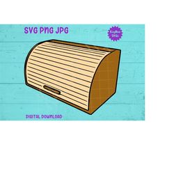 Bread Box Breadbox SVG PNG JPG Clipart Digital Cut File Download for Cricut Silhouette Sublimation Printable Art - Perso