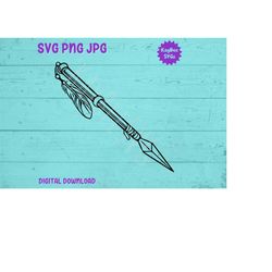 Spear SVG PNG JPG Clipart Digital Cut File Download for Cricut Silhouette Sublimation Printable Art - Personal Use Only