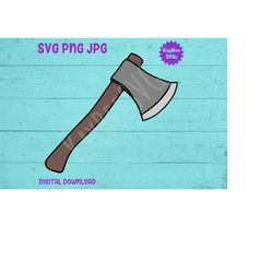 Axe Hatchet SVG PNG JPG Clipart Digital Cut File Download for Cricut Silhouette Sublimation Printable Art - Personal Use