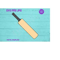 Cricket Bat SVG PNG JPG Clipart Digital Cut File Download for Cricut Silhouette Sublimation Printable Art - Personal Use
