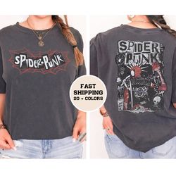 Spider Punk Comfort Colors Shirt, Spider-Man Across the Spider-Verse Shirt, Spider-Man 2023 Shirt, Marvel Shirt, Marvel