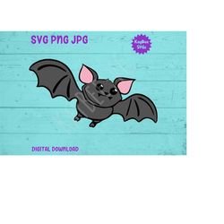 Halloween Bat SVG PNG JPG Clipart Cut File Download for Cricut Silhouette Sublimation Printable Art - Personal Use Only
