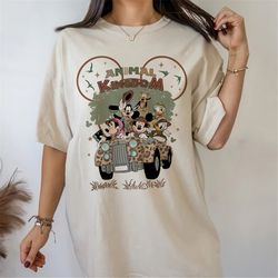 Vintage Disney Animal Kingdom shirt, Retro Mickey Safari shirt, Disney Safari Trip shirt, Disney Family Safari Trip shir