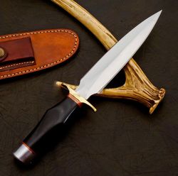 Hand-made Randall Model 2 Style Steel Hunting Dagger, Bowie knife, With sheets.