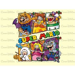 Super Mario Halloween Png, Super Mario Bros, Spooky Super Mario Png, Halloween Party Png, Mario, Super Mario Digital Dow