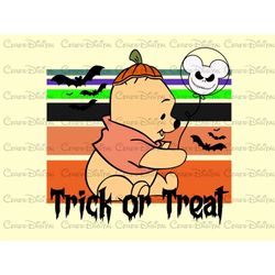Trick Or Treat The Pooh PNG, Winnie The Pooh Png, Winnie The Pooh Png, Winnie The Pooh Instant Download Png,Honey Bear I