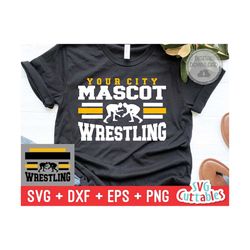 Wrestling  svg - Wrestling Template 008 - svg - eps - dxf - png - Wrestling Cut File - Wrestling Team - Silhouette - Cri