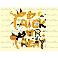 Trick Or Treat Png, Trick Or Treat, Retro Trick Or Treat Png, Instant Download Png, Honey Bear Trick Or Treat Png File,