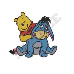 Large Winnie the Pooh Embroidery Design