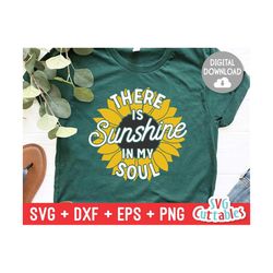 Sunflower svg - Sunflower Quote svg - dxf - eps - png - Summer - Inspirational Quote - Silhouette - Cricut - Cut File -