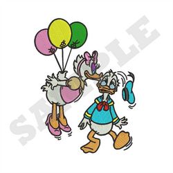Large Donald Duck Machine Embroidery Design