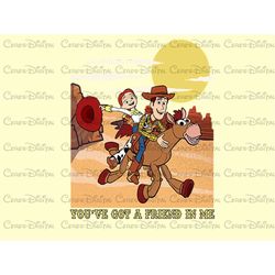 Vintage Jessie Png, Toy Story Cowboy Png,Toy Story Cowgirl Png, The Wild West Png, Family Vacation Png, High Quality Png