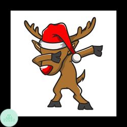Dabbing Reindeer svg, Christmas Svg, Reindeer Dabbing Svg, Dabbing Svg, Christmas Gift Svg, Merry Christmas Svg, Christm