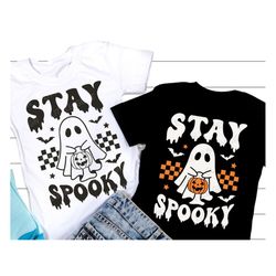 Stay Spooky SVG, Halloween Svg, Spooky Png, Retro Halloween Kids Shirt, Svg Files For Cricut